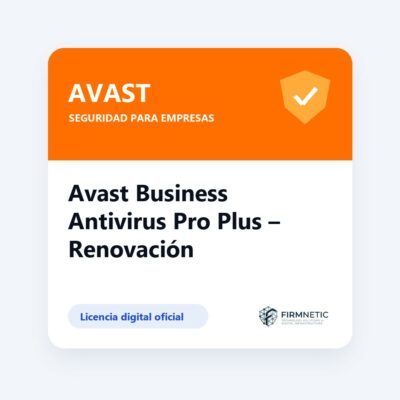 Renovación Avast Business Antivirus Pro Plus
