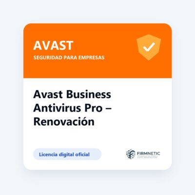Renovación Avast Business Antivirus Pro
