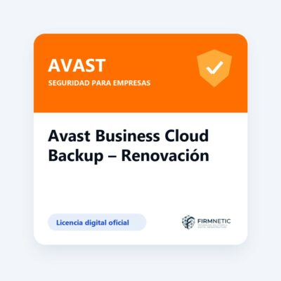 Renovación Avast Business Cloud Backup