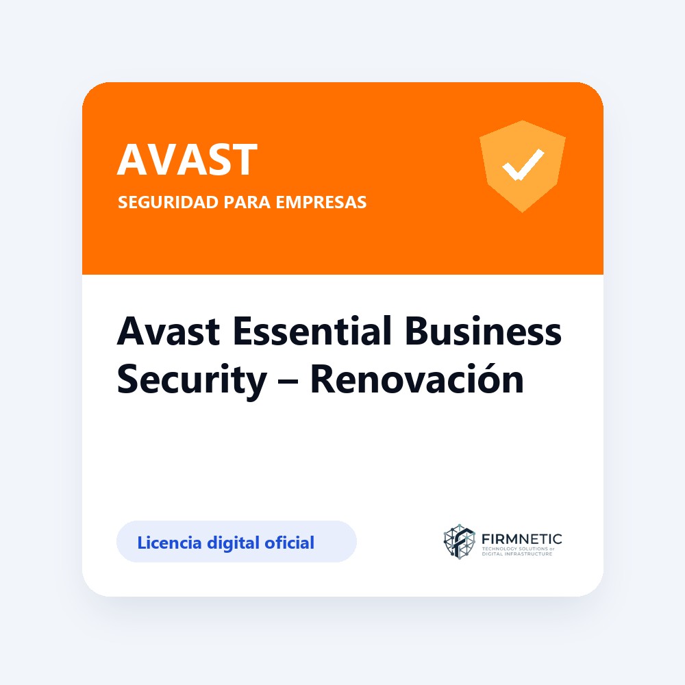 Renovación Avast Essential Business Security