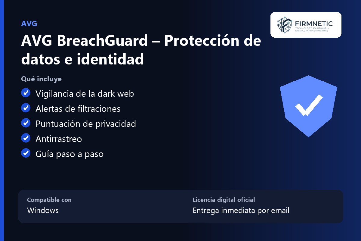 AVG BreachGuard – Protección de datos e identidad – características