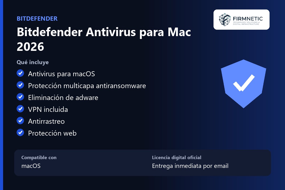 Bitdefender Antivirus para Mac 2026 – características