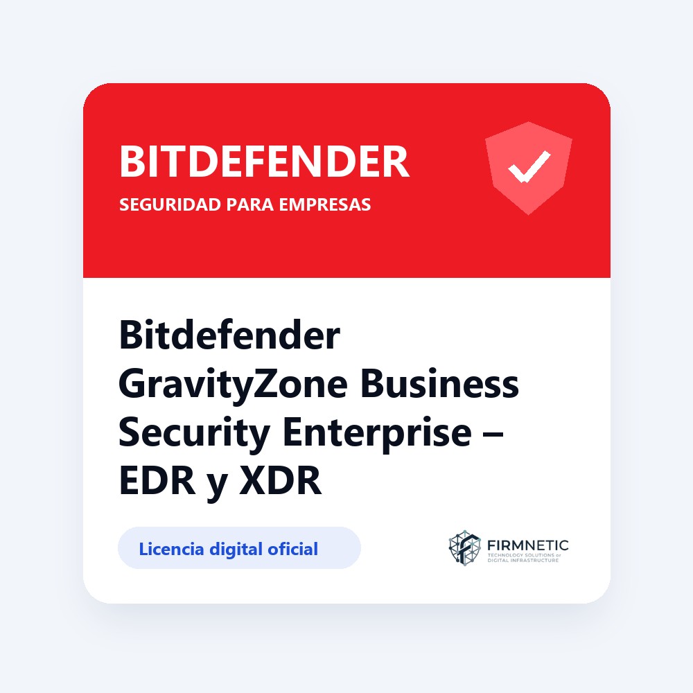 Bitdefender GravityZone Business Security Enterprise – EDR y XDR