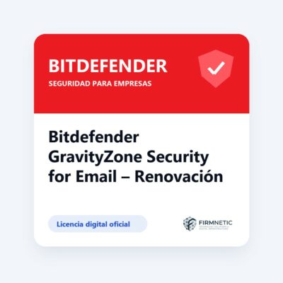 Renovación Bitdefender GravityZone Security for Email