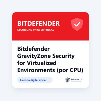 Bitdefender GravityZone Security for Virtualized Environments (por CPU)