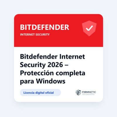 Bitdefender Internet Security 2026 – Protección completa para Windows