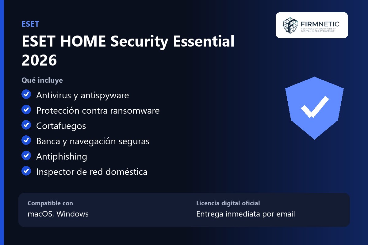 ESET HOME Security Essential 2026 – características