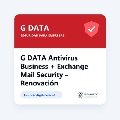 Renovación G DATA Antivirus Business + Exchange Mail Security