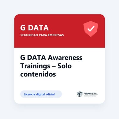 G DATA Awareness Trainings Solo contenidos