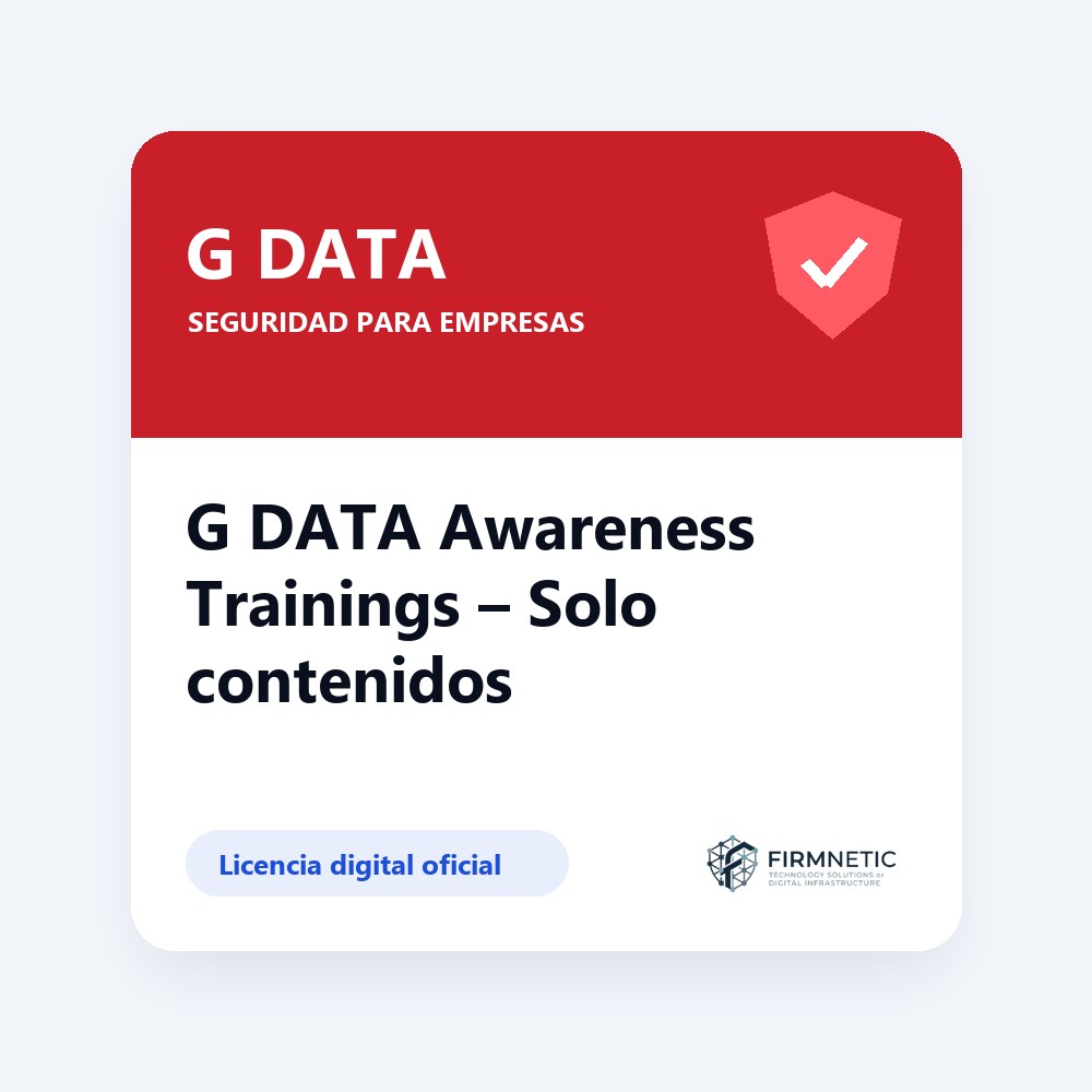 G DATA Awareness Trainings Solo contenidos