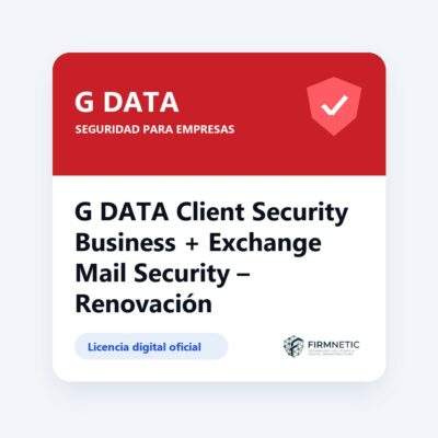 Renovación G DATA Client Security Business + Exchange Mail Security