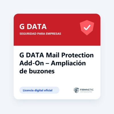 G DATA Mail Protection Add-On – Ampliación de buzones