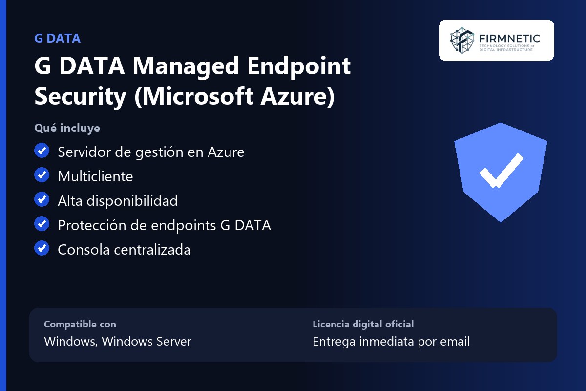 G DATA Managed Endpoint Security (Microsoft Azure) – características