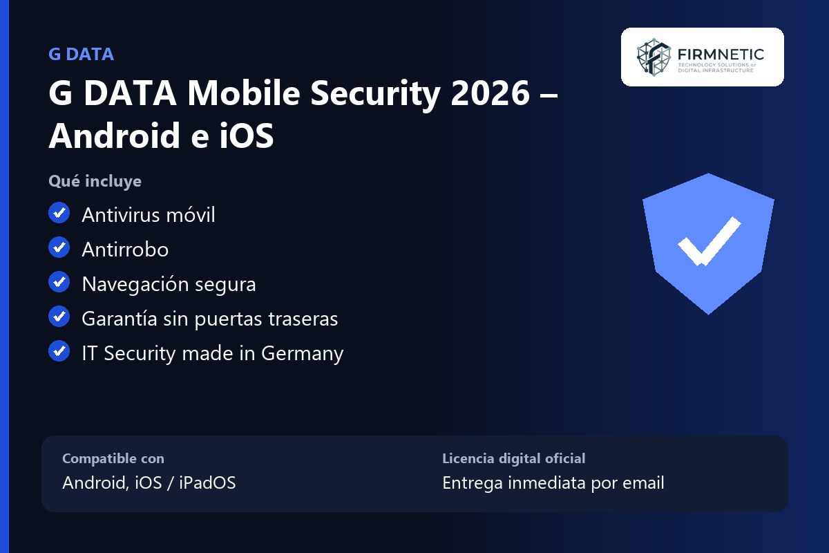 G DATA Mobile Security 2026 – Android e iOS – características