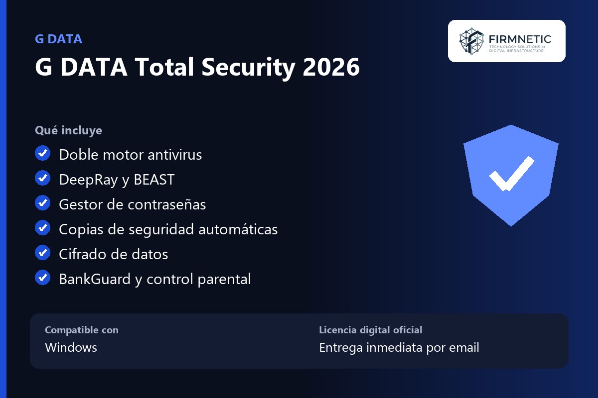 G DATA Total Security 2026 – características