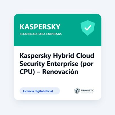 Renovación Kaspersky Hybrid Cloud Security Enterprise (por CPU)