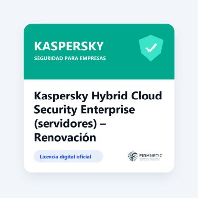 Renovación Kaspersky Hybrid Cloud Security Enterprise (servidores)