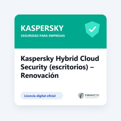Renovación Kaspersky Hybrid Cloud Security (escritorios)
