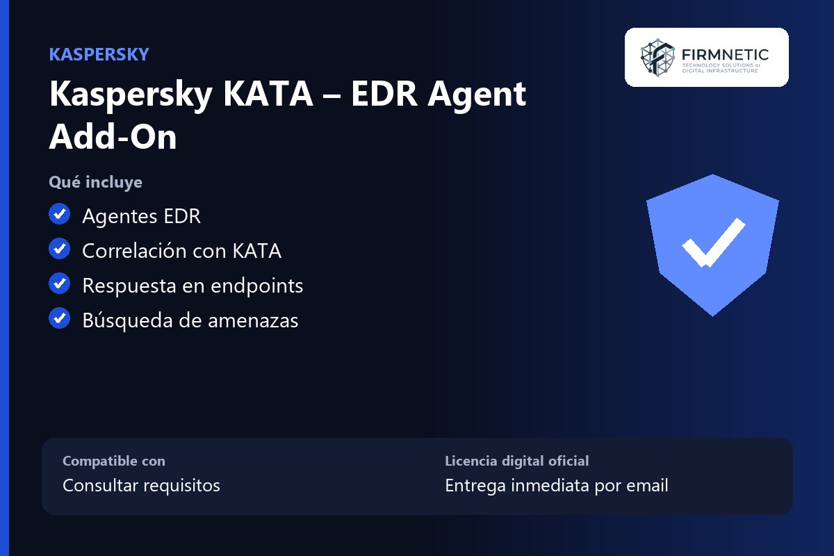 Kaspersky KATA EDR Agent Add-On – características