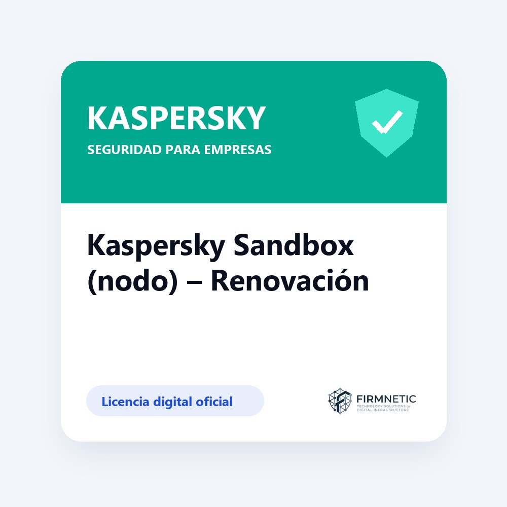 Renovación Kaspersky Sandbox (nodo)