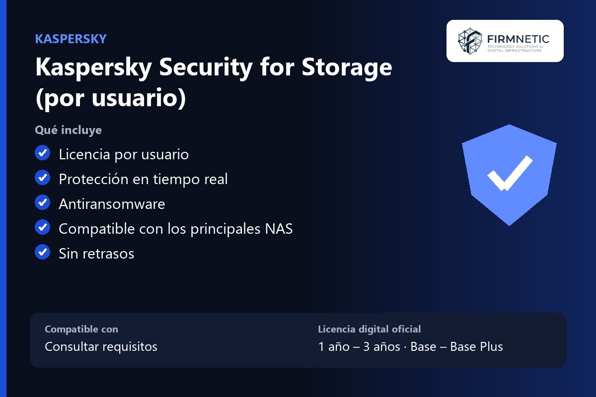 Kaspersky Security for Storage (por usuario) – características