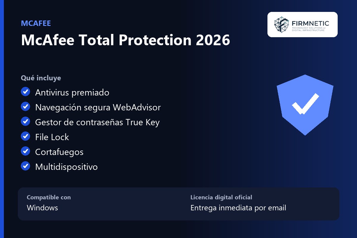 McAfee Total Protection 2026 – características