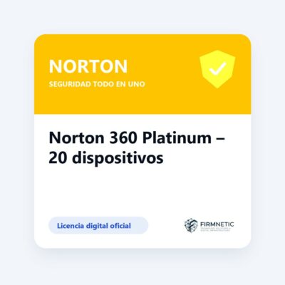 Norton 360 Platinum – 20 dispositivos