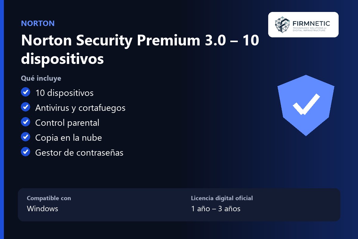 Norton Security Premium 3.0 – 10 dispositivos – características