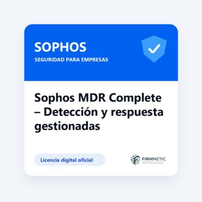 Sophos MDR Complete – Detección y respuesta gestionadas