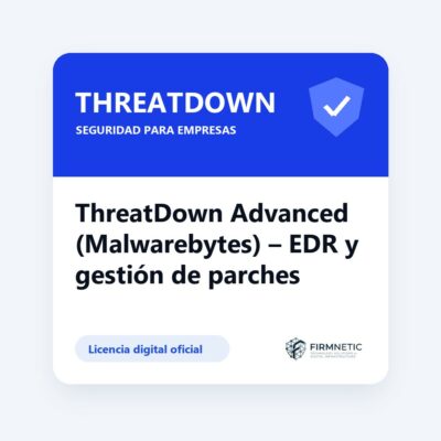 ThreatDown Advanced (Malwarebytes) – EDR y gestión de parches