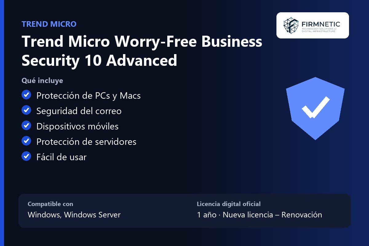 Trend Micro Worry-Free Business Security 10 Advanced – características