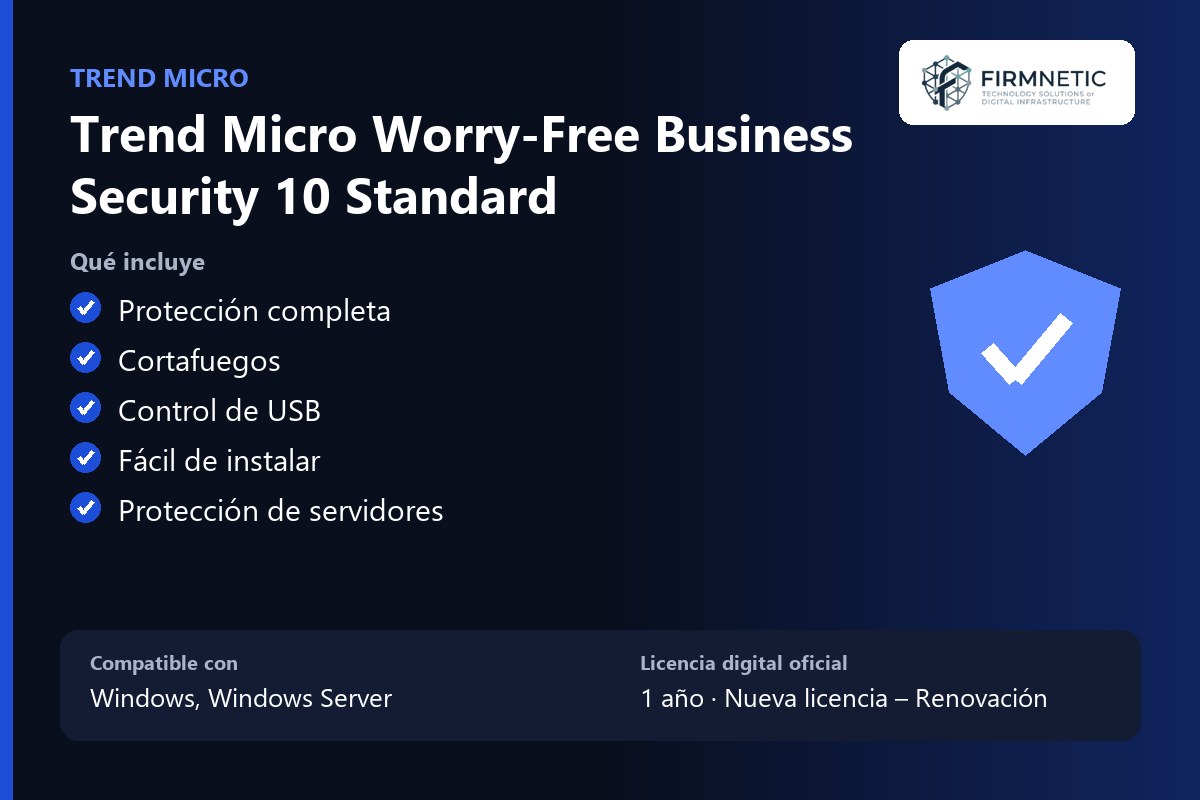 Trend Micro Worry-Free Business Security 10 Standard – características