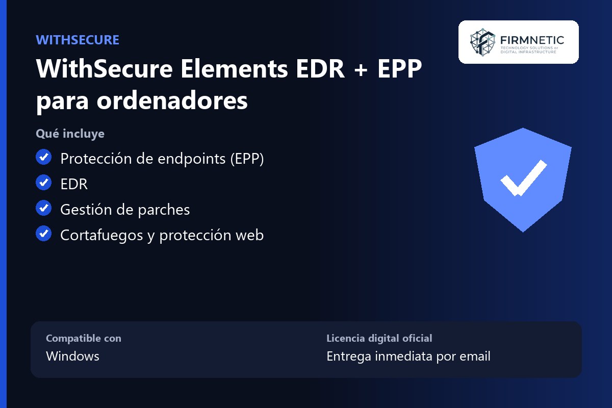 WithSecure Elements EDR + EPP para ordenadores – características