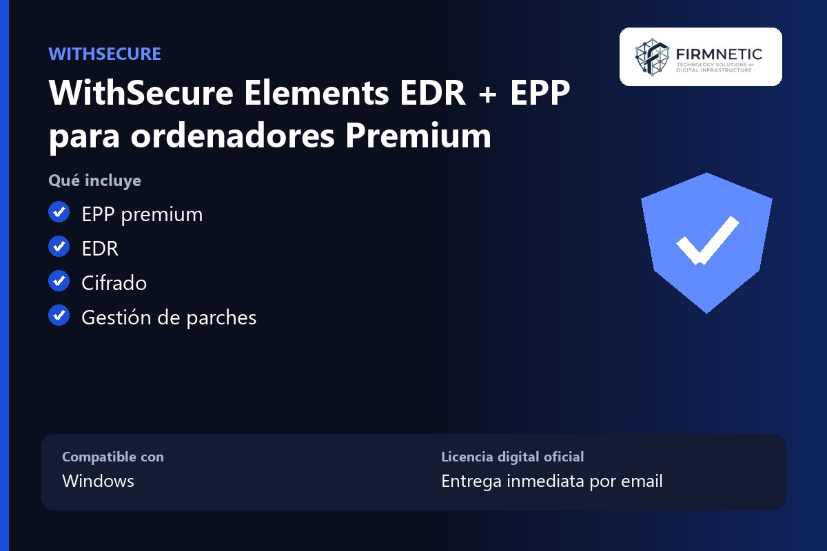 WithSecure Elements EDR + EPP para ordenadores Premium – características
