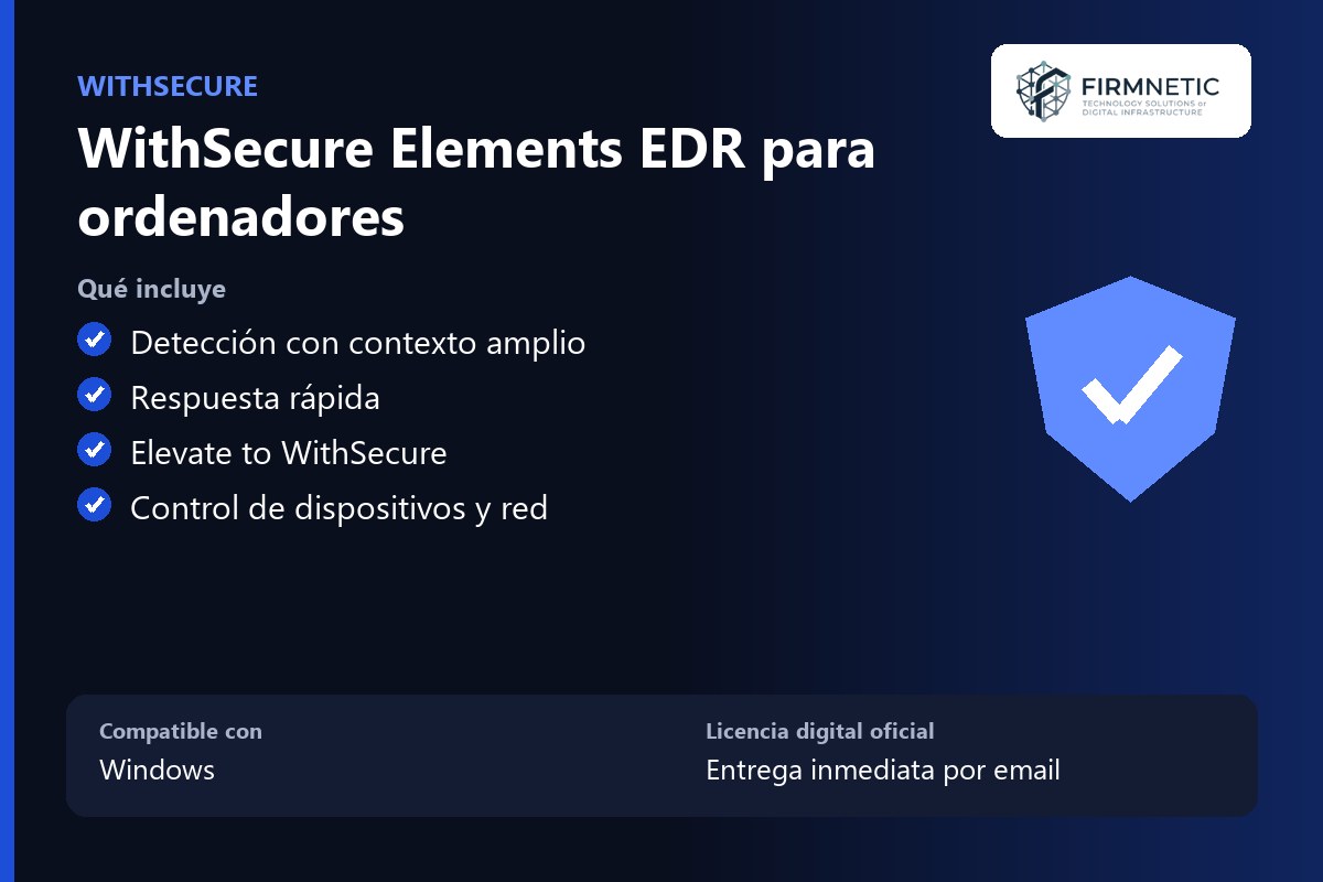 WithSecure Elements EDR para ordenadores – características